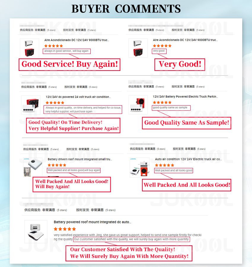 Clients Reviews of truck cabin air conditioners Clients Reviews of truck cabin air conditioners