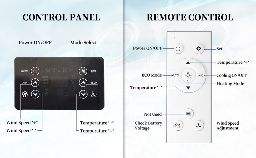 Remote Control of 24v Air Conditioner For Truck Remote Control of 24v Air Conditioner For Truck