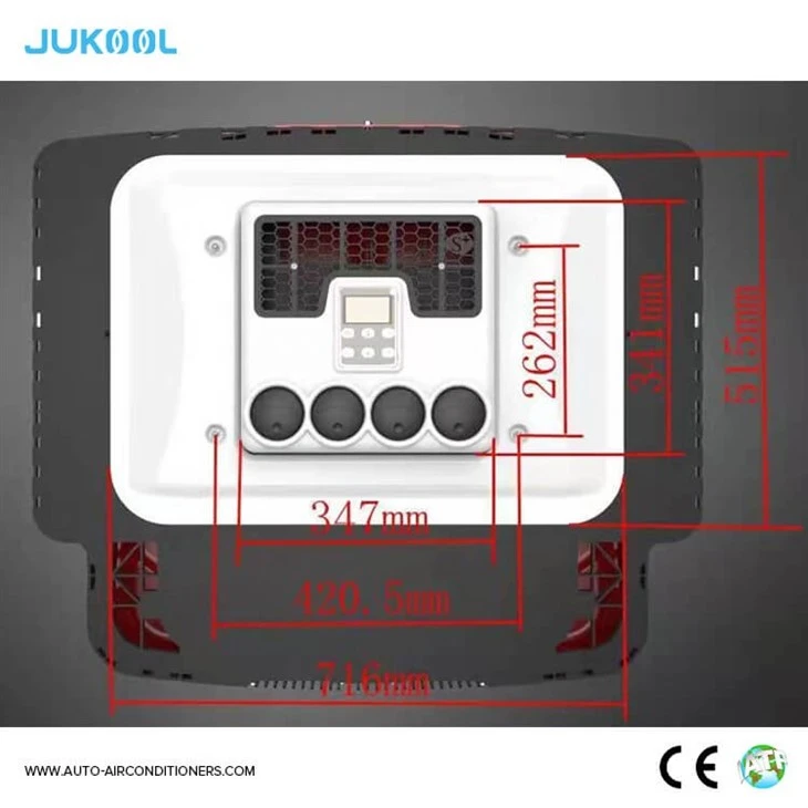 Electric Dc Air Conditioner For Semi Truck