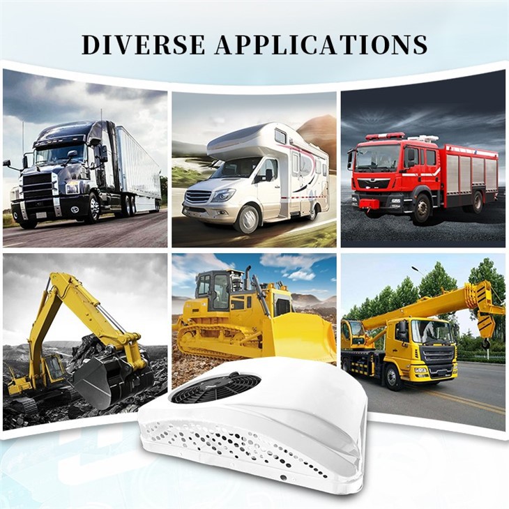 Semi Truck Battery Powered Air Conditioner